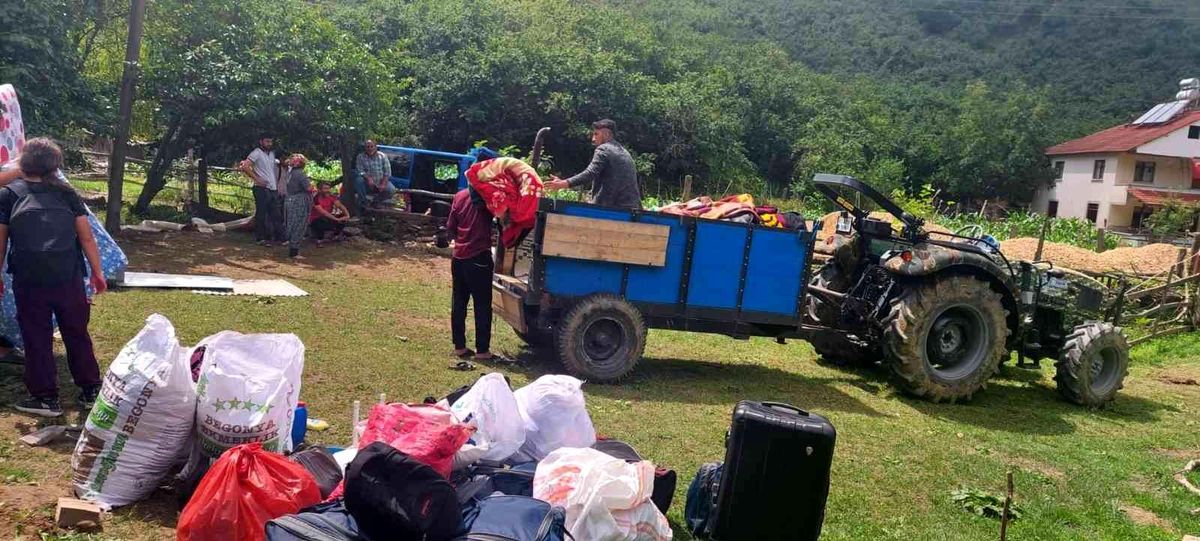 Düzce\'de 364 kişi tahliye edildi