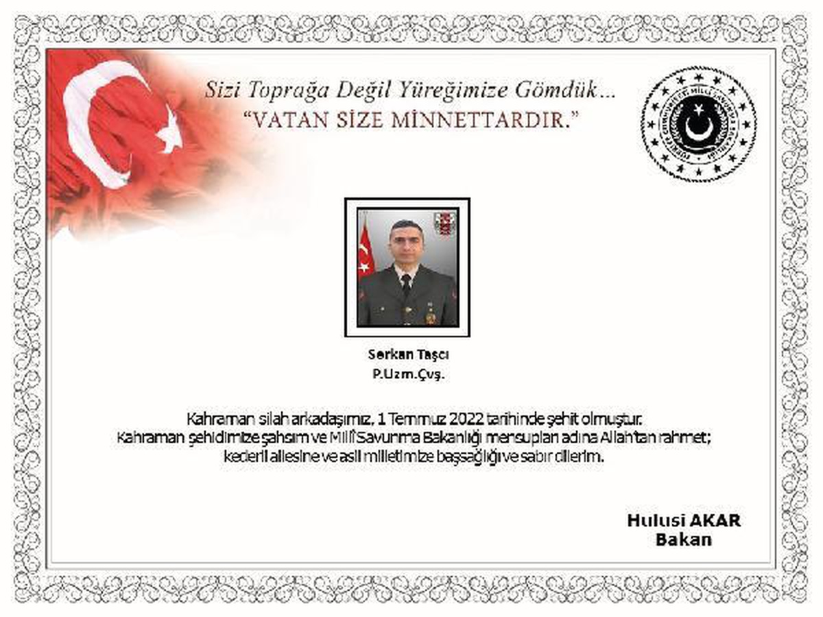 Son dakika haberleri! Kilit Operasyonu bölgesinde 1 asker şehit oldu