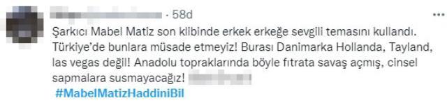 Mabel Matiz'in bir erkekle çektiği Karakol şarkısının klibi tepki çekti