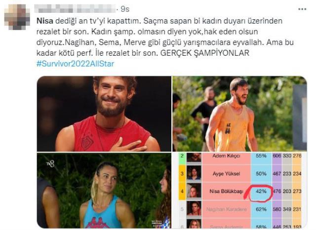 Survivor All Star şampiyonu Nisa Bölükbaşı, Twitter'da linç ediliyor: Hak etmedi