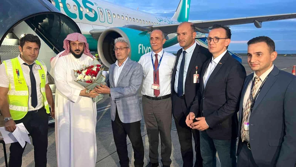 Suudi Arabistan\'dan Trabzon\'a bu yılın ilk charter uçuşu yapıldı