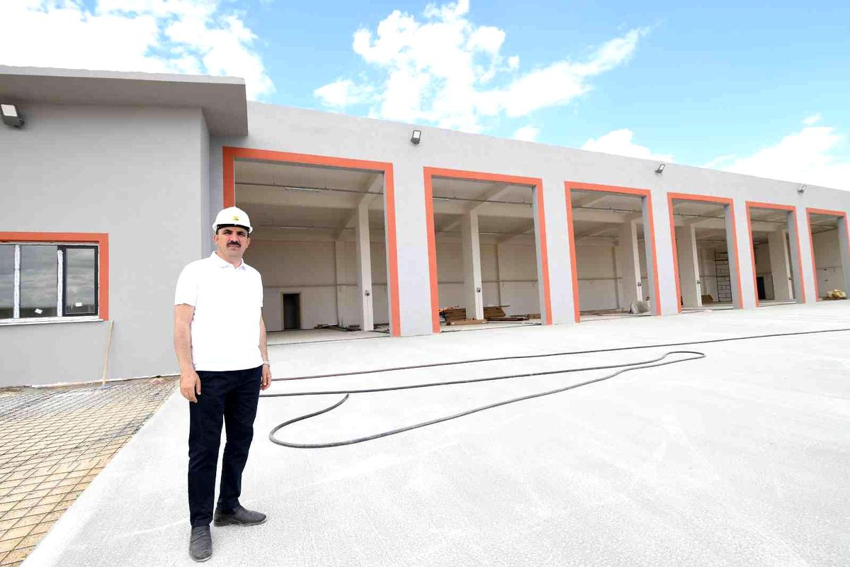 Son dakika haber | Sanayi İtfaiye Merkezi inşaatında sona yaklaşıldı
