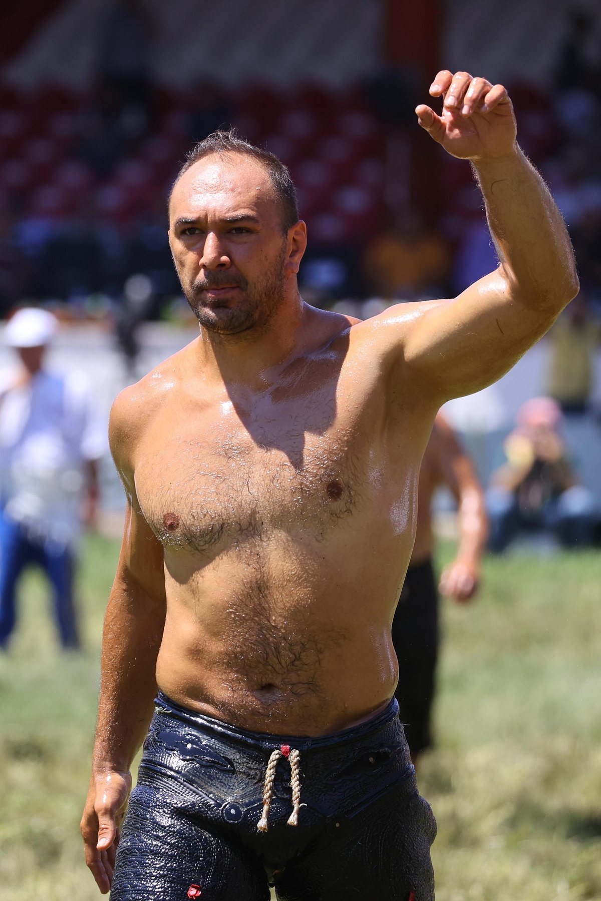 Başpehlivanlar "cihan pehlivanı" Koca Yusuf\'u ölüm yıl dönümünde unutmadı