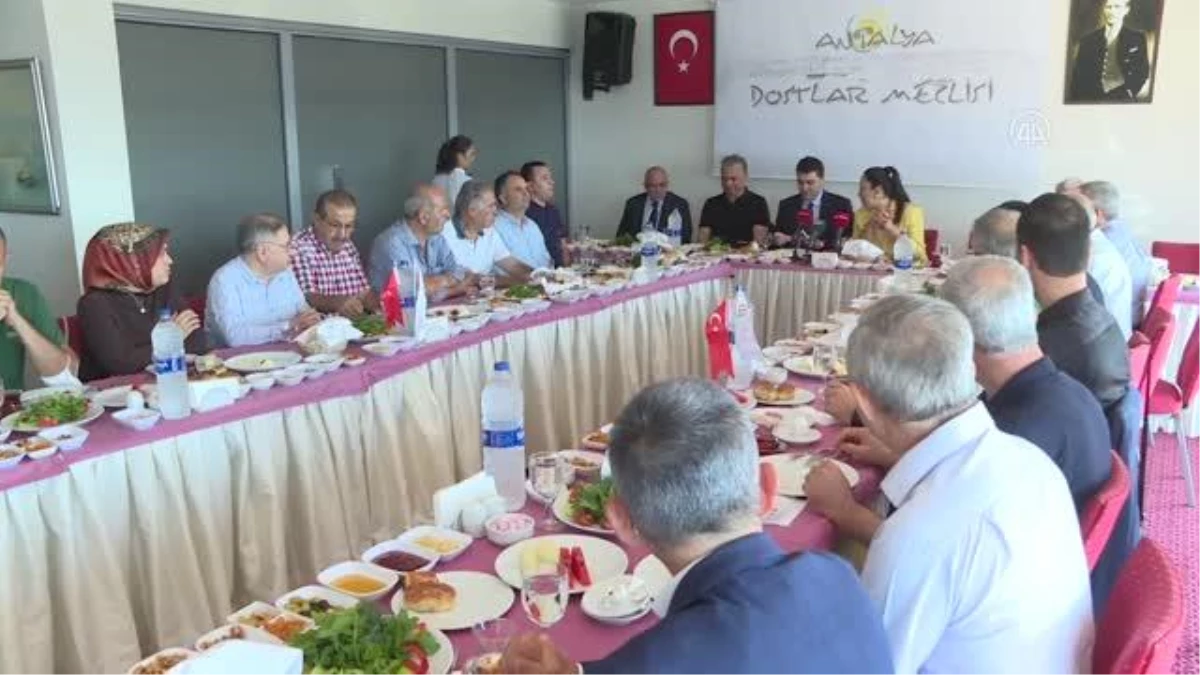 Demokrat Parti Genel Başkanı Uysal, Antalya Dostlar Meclisi toplantısına katıldı