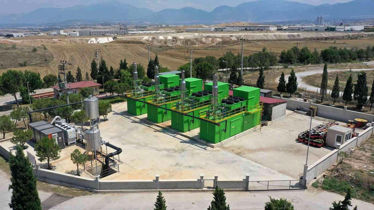 Denizli Büyükşehir Belediyesi çöpten elektrik üretimini sürdürüyor