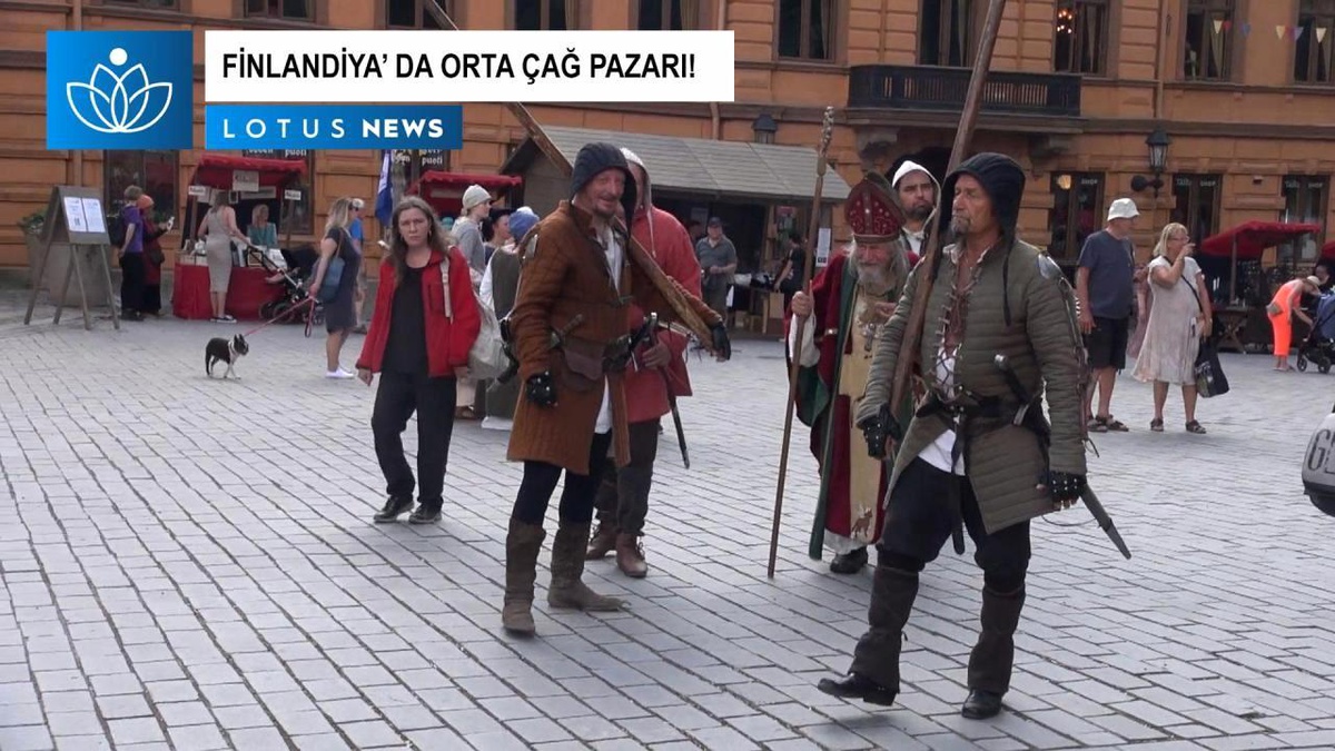 Video: Finlandiya\'daki Ortaçağ Pazarı\'ndan Manzaralar