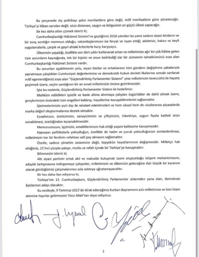 Altılı masa beşinci kez toplandı! Liderlerden ortak açıklama geldi Altılı masa beşinci kez toplandı! Liderlerden ortak açıklama geldi