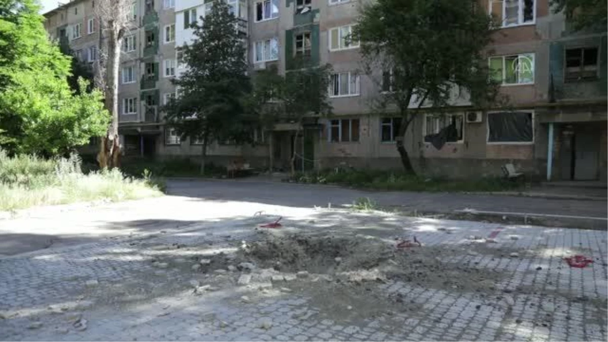 Avdiivka\'daki çatışmalarda birçok yerleşim birimi zarar gördü