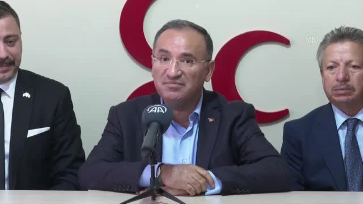 Bakan Bozdağ, MHP Yozgat İl Başkanlığı ziyaretinde konuştu