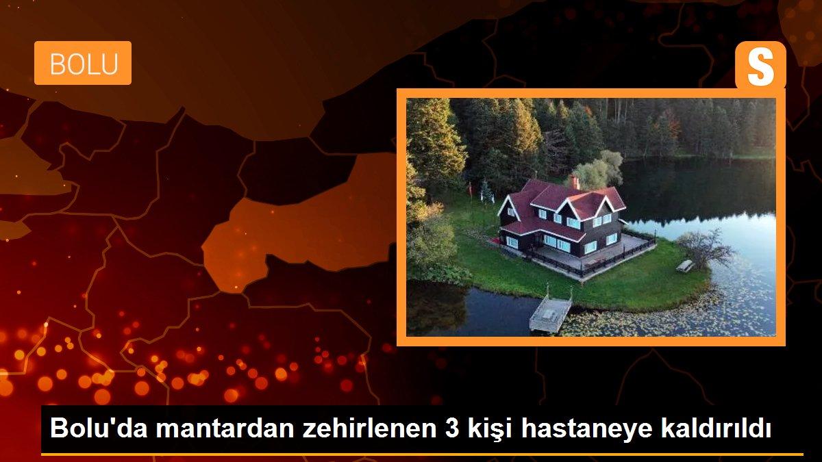 Bolu\'da mantardan zehirlenen 3 kişi hastaneye kaldırıldı