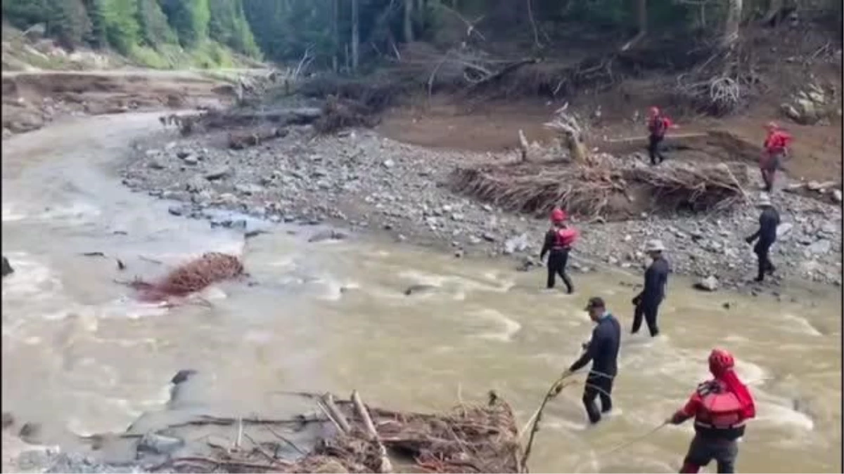 KASTAMONU - Sele kapılan genci arama çalışmaları 7\'nci gününde sürüyor