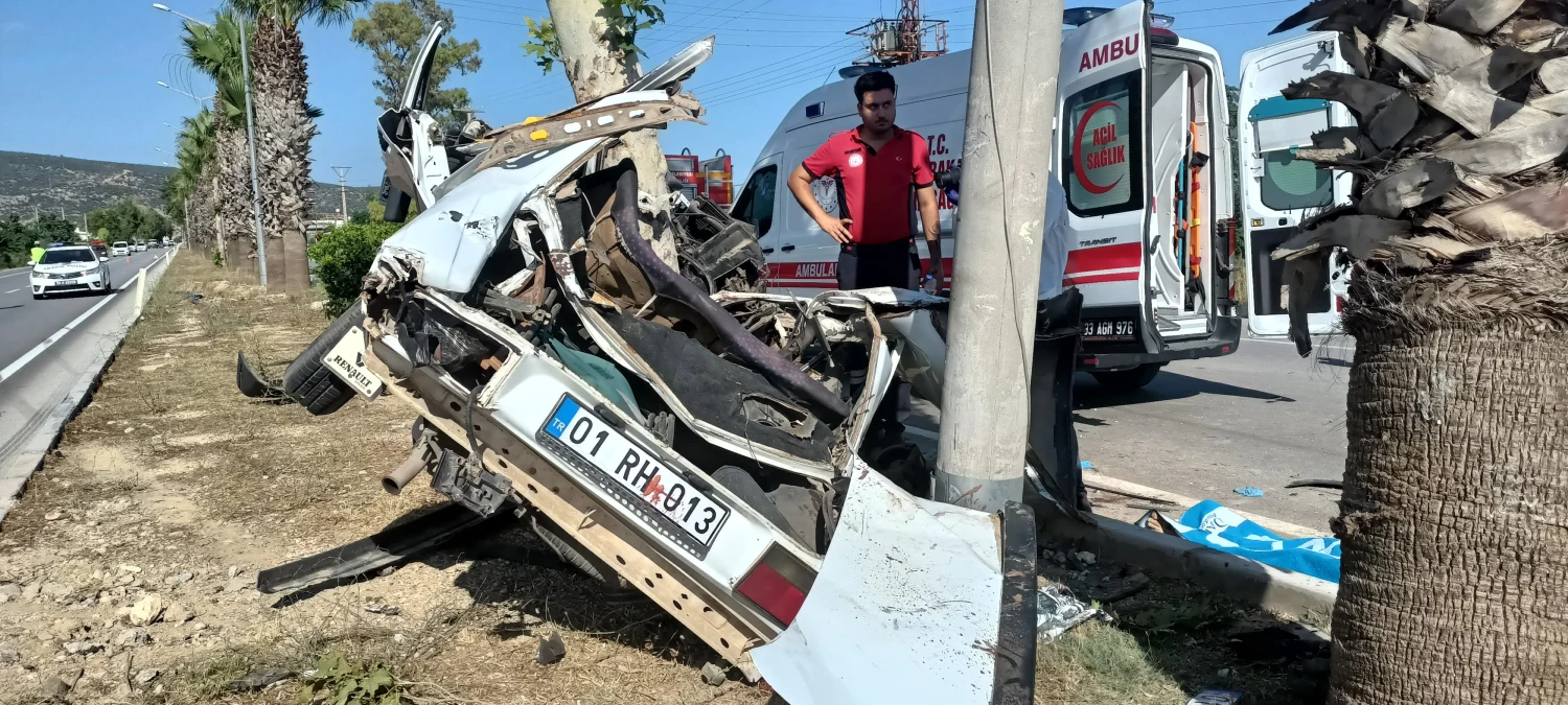 Son dakika haberi! Mersin\'deki trafik kazasında ağır yaralanan otomobil sürücüsü hastanede hayatını kaybetti