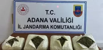 Adana'da 25 kilo 700 gram esrar ele geçirildi