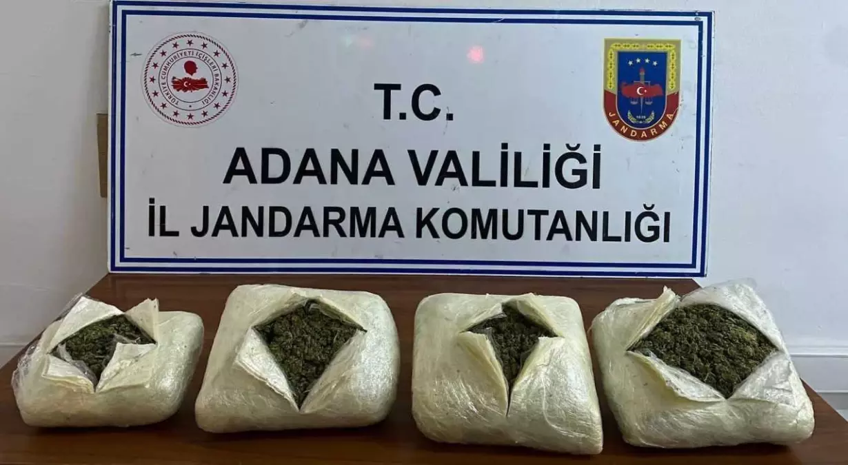 Adana\'da 25 kilo 700 gram esrar ele geçirildi