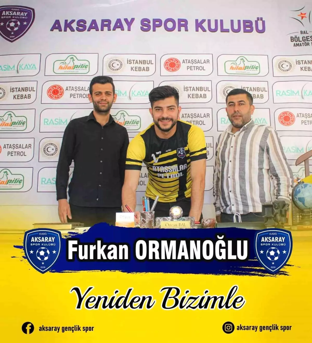 Aksaray Gençlikspor\'dan 5 imza