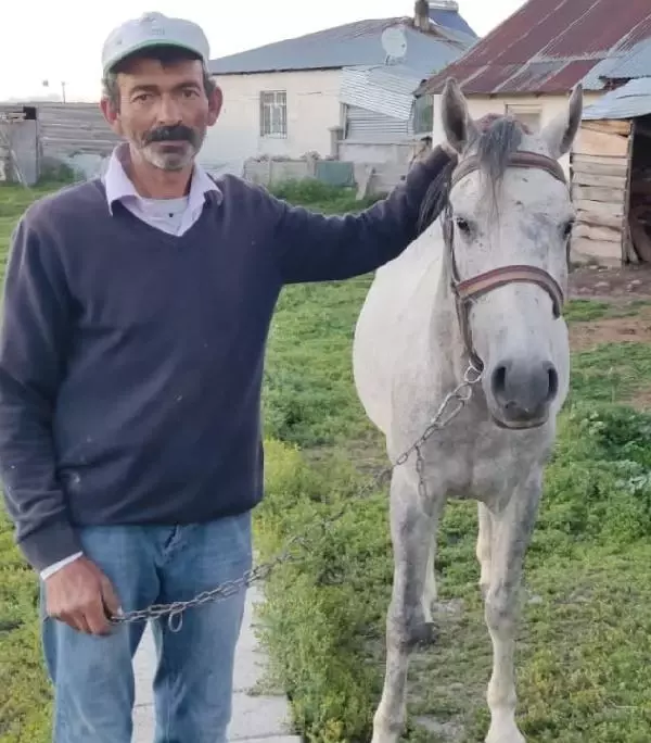 Yasaklı ırkın saldırısında atı ölümden dönmüştü, köpek sahibinin hediyesiyle sevince boğuldu