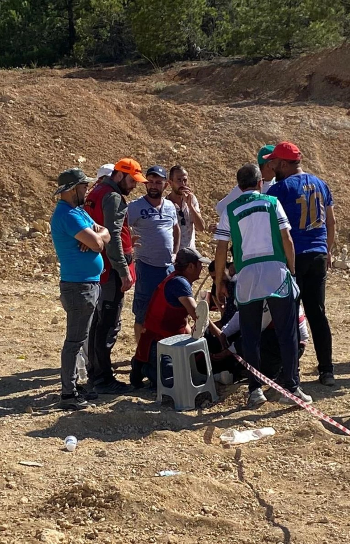Karaman\'da poligonda av tüfeğiyle atış talimi yapan kişi yaralandı