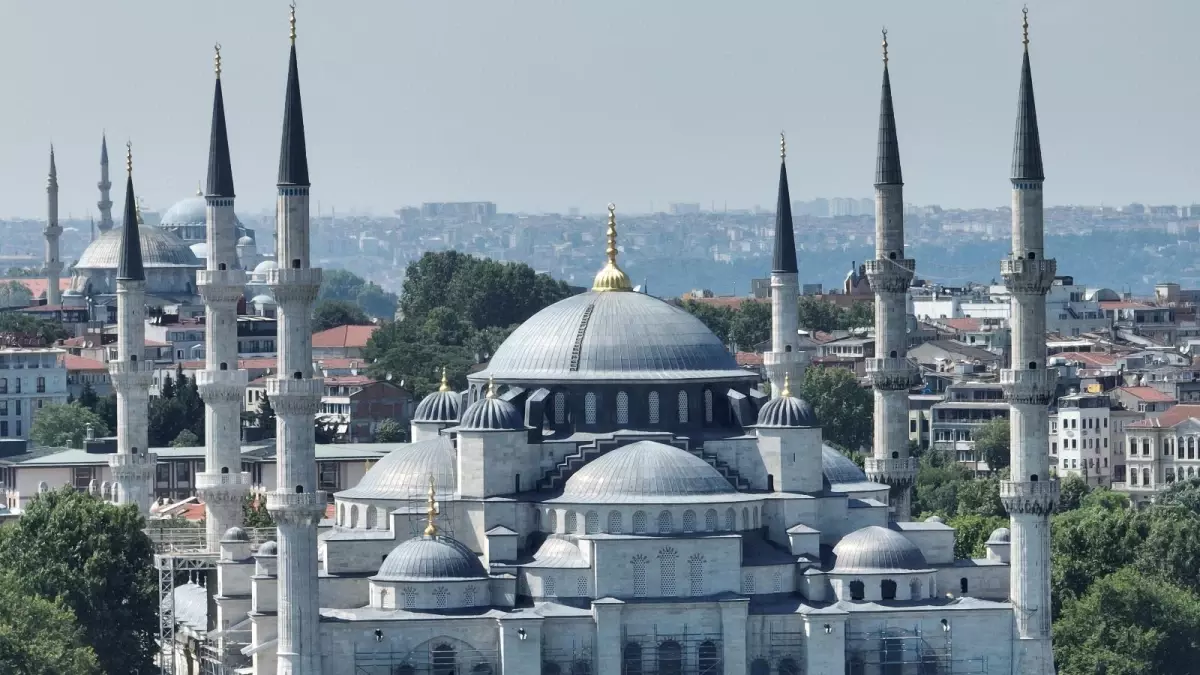 Sultanahmet Camii yıllar sonra ilk kez böyle görüntülendi