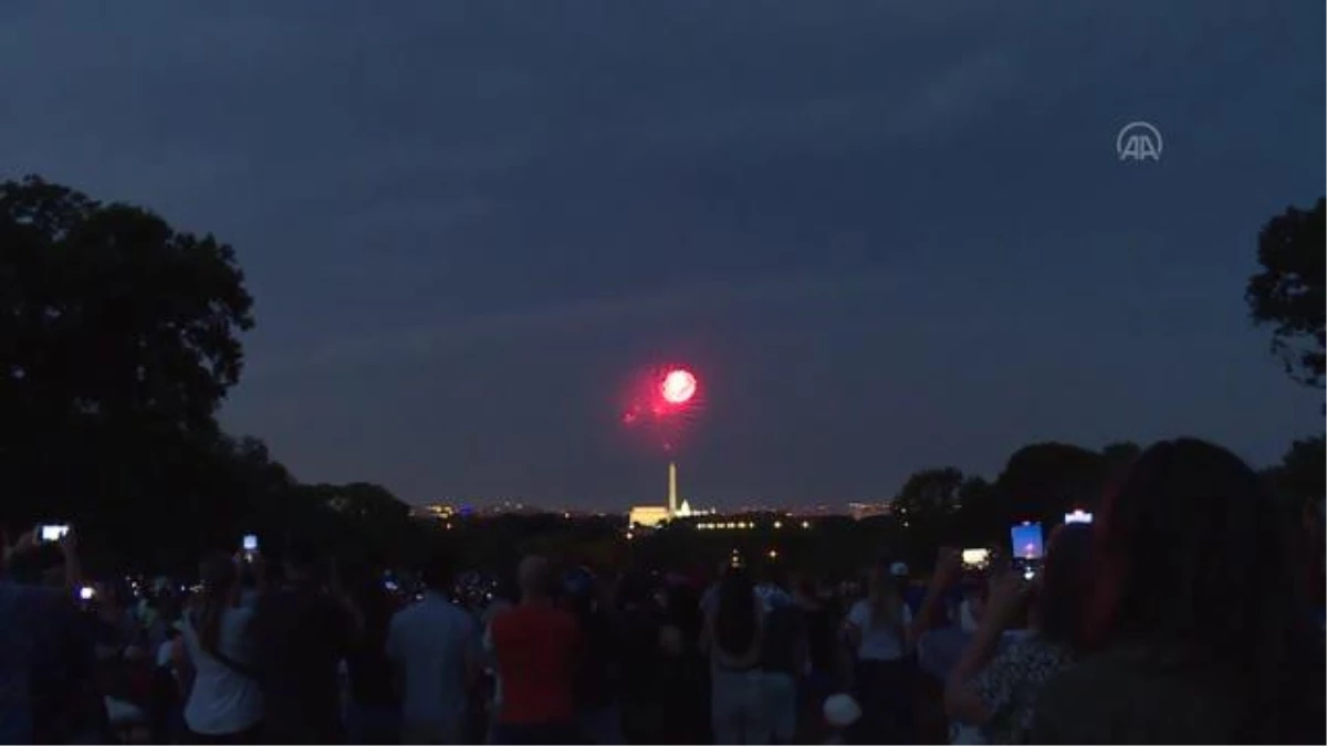 WASHINGTON - ABD\'de Kovid-19 salgını sonrası ilk Bağımsızlık Günü kutlamaları yapıldı