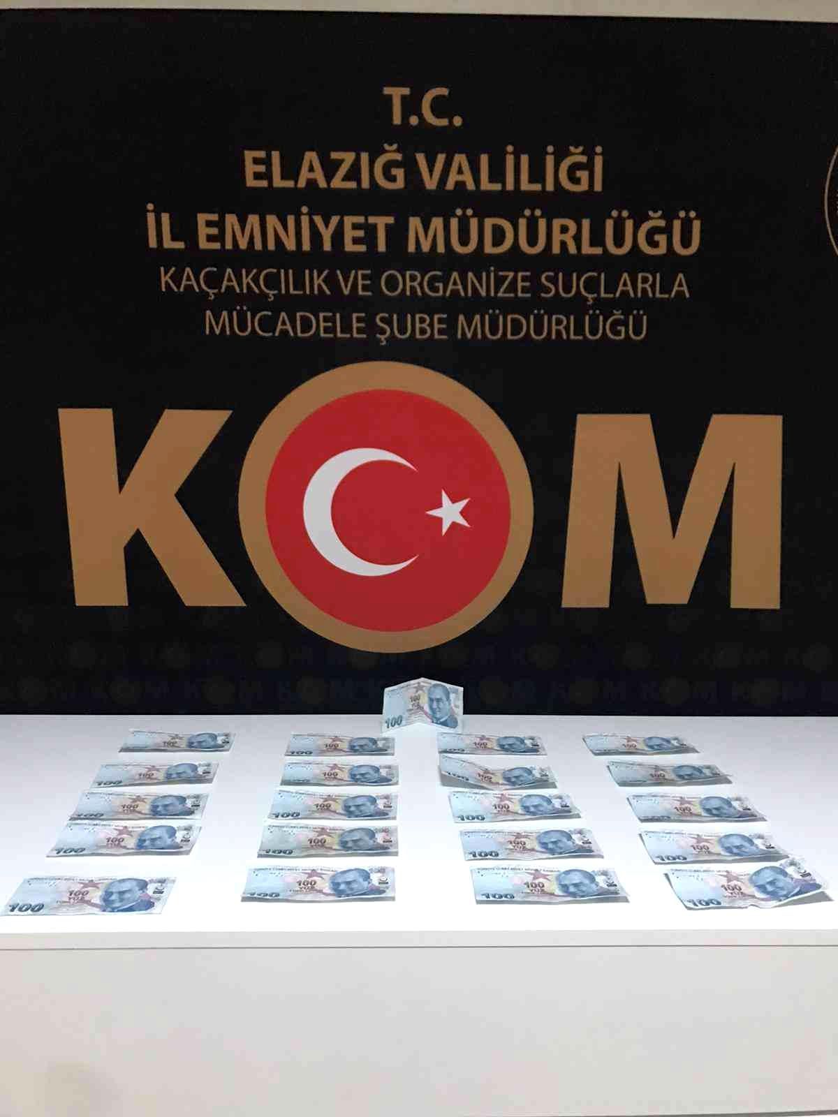 Elazığ\'da sahte para operasyonu: 1 gözaltı