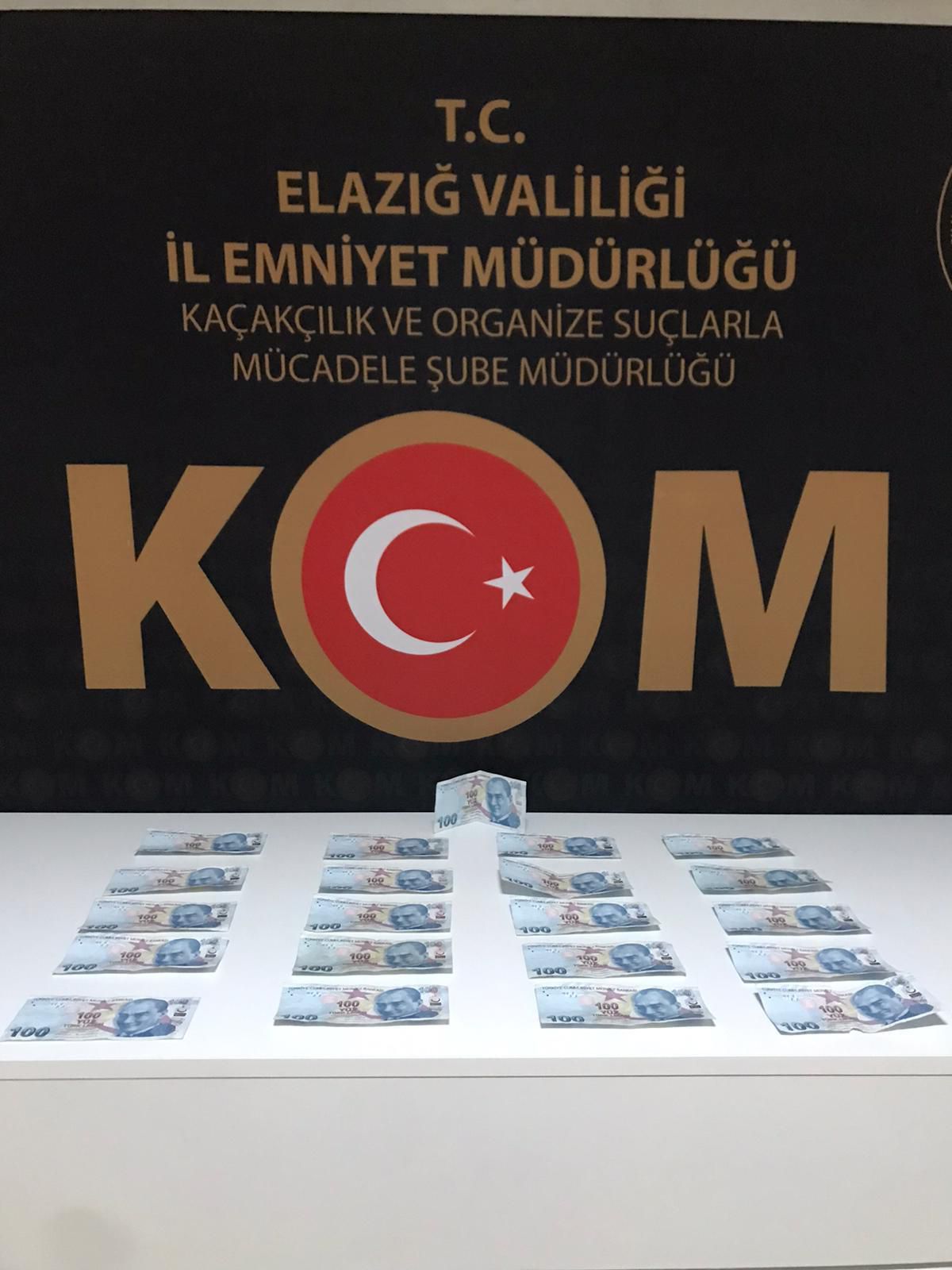 Elazığ\'da sahte parayla alışveriş yapan şüpheli yakalandı