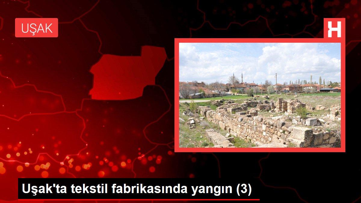 Son dakika haberi... Uşak'ta tekstil fabrikasında yangın (3)