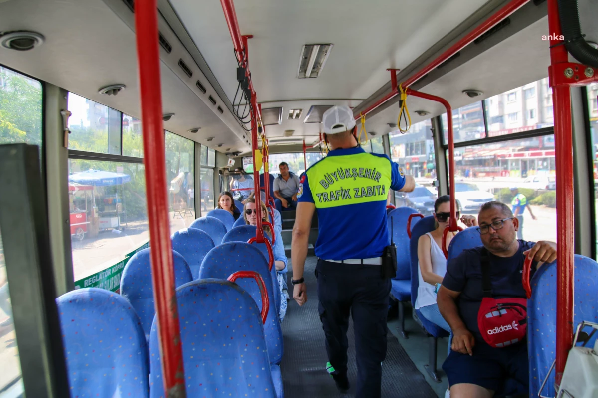Adana Büyükşehir Zabıtası, Toplu Taşıma Araçlarında Klima Uygulamasını Denetliyor