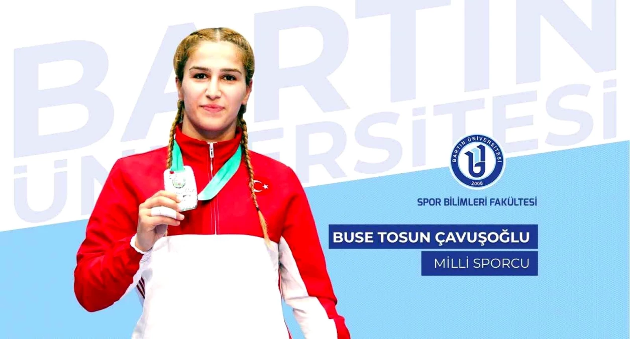 BARÜ mezunu Buse Tosun Çavuşoğlu\'ndan gümüş madalya
