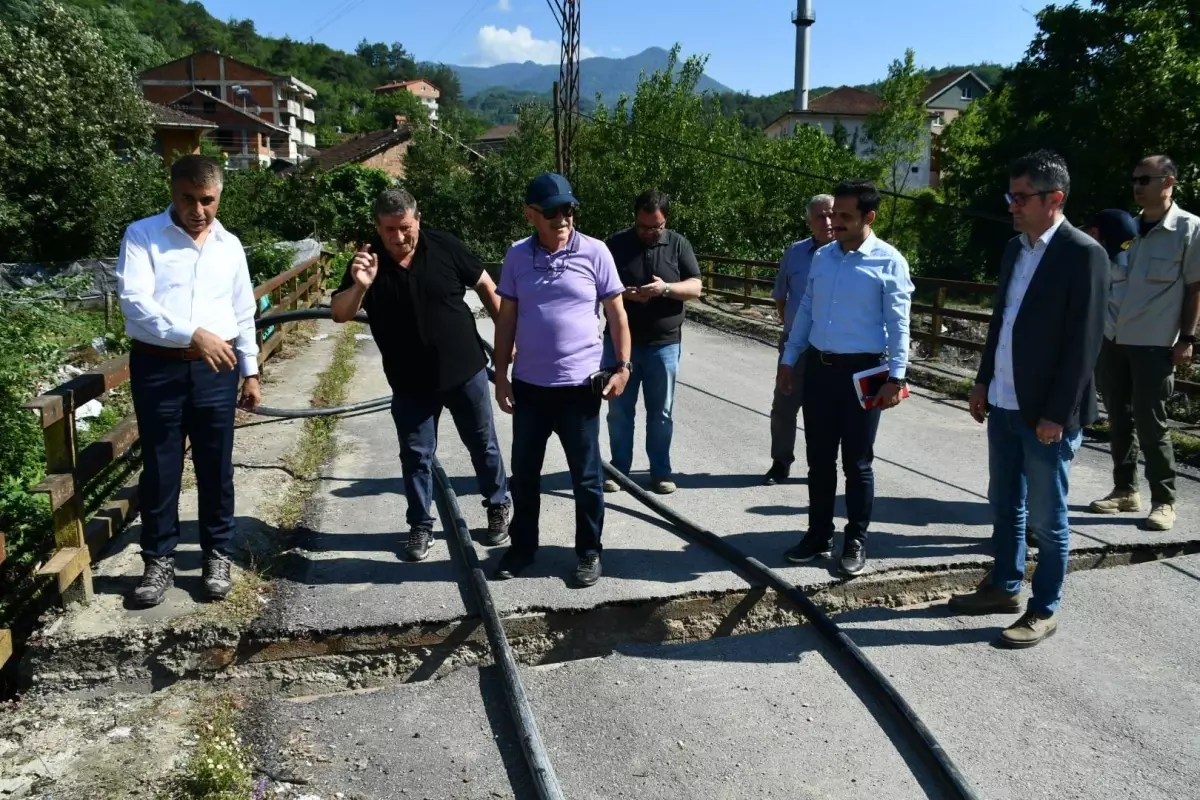 Karabük\'te selde zarar gören bölgelerde onarım çalışmaları sürüyor