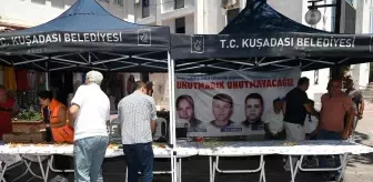 Kuşadası Belediyesi görev şehitlerini unutmadı