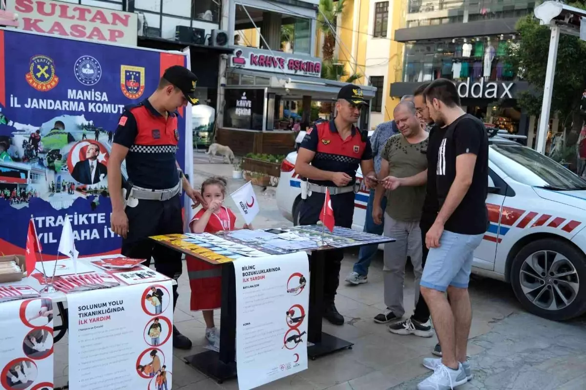 Son dakika haberleri | Manisa İl Jandarma Komutanlığı trafik kazalarını en aza indirmek için harekete geçti