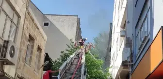 Son dakika gündem: Mersin'de iş hanında çıkan yangın korkuttu