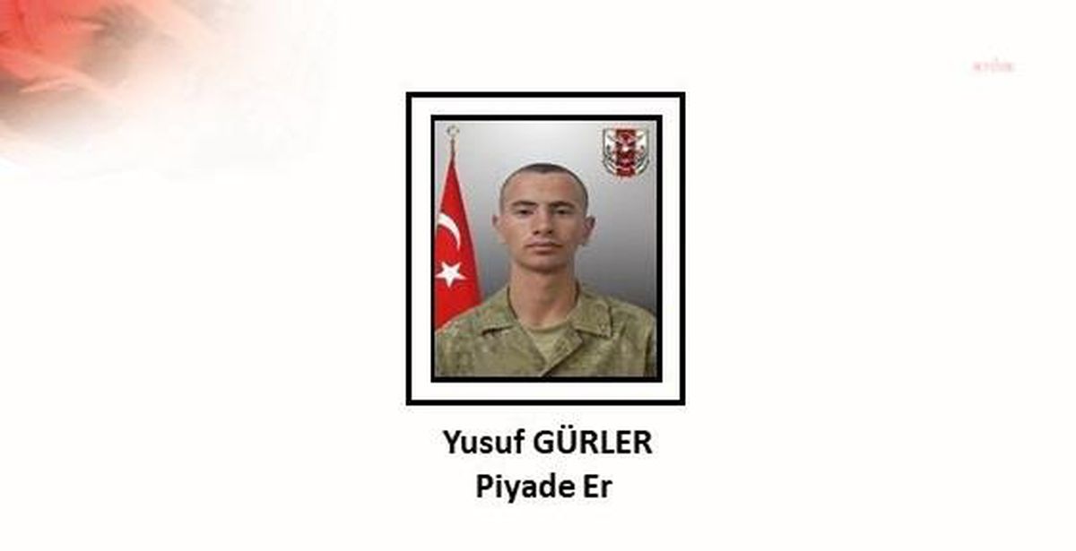 Son Dakika | Msb: Piyade Er Yusuf Gürler Şehit Oldu