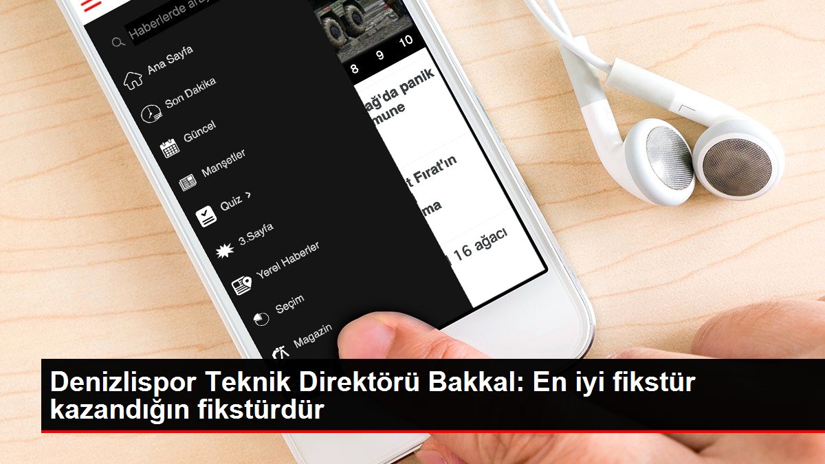 Son dakika haberi! Denizlispor Teknik Direktörü Bakkal: En iyi fikstür kazandığın fikstürdür