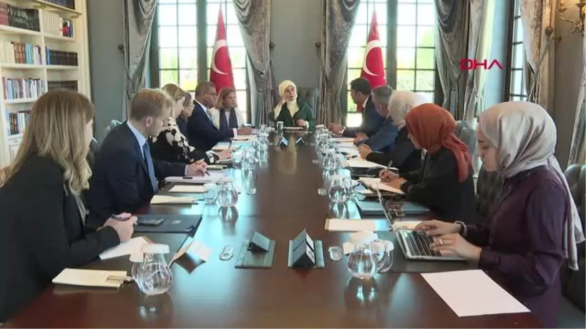 Emine Erdoğan\'a, COP26 Başkanı Sharma\'dan teşekkür ziyareti