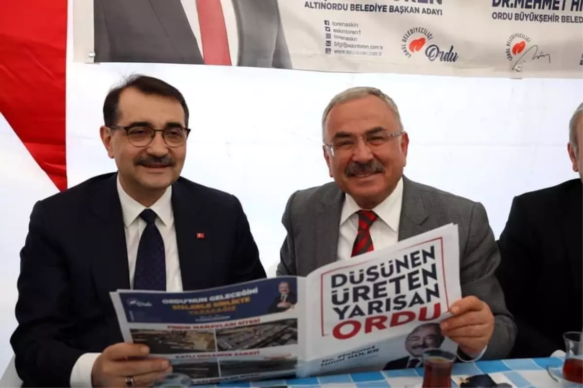 Enerji ve Tabii Kaynaklar Bakanlığından Ordu\'ya asfalt bitüm malzemesi desteği