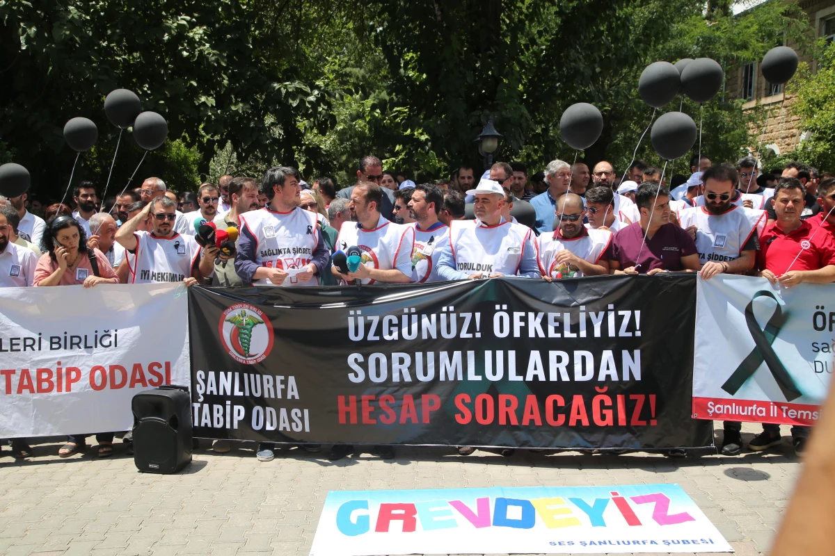 Konya\'daki silahlı saldırıda doktorun öldürülmesine Gaziantep ve Şanlıurfa\'dan tepki