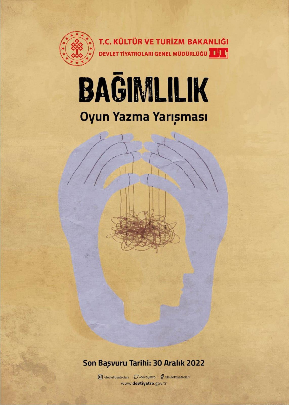 Kültür ve Turizm Bakanlığından "bağımlılık" temalı oyun yazma yarışması