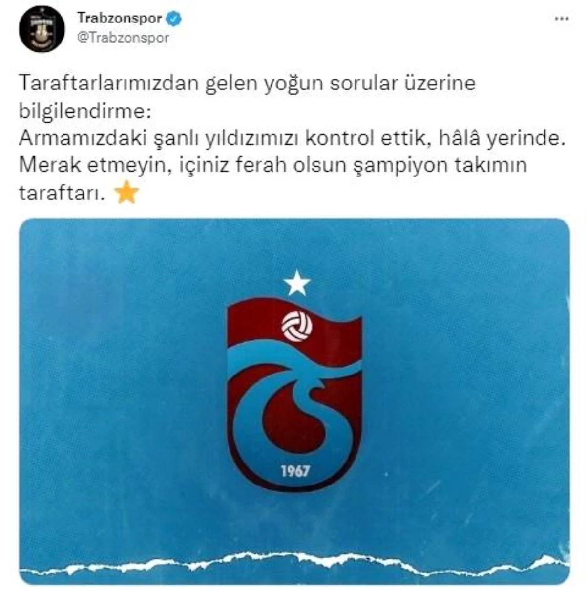 Trabzonspor\'dan Fenerbahçe\'ye yıldız göndermesi