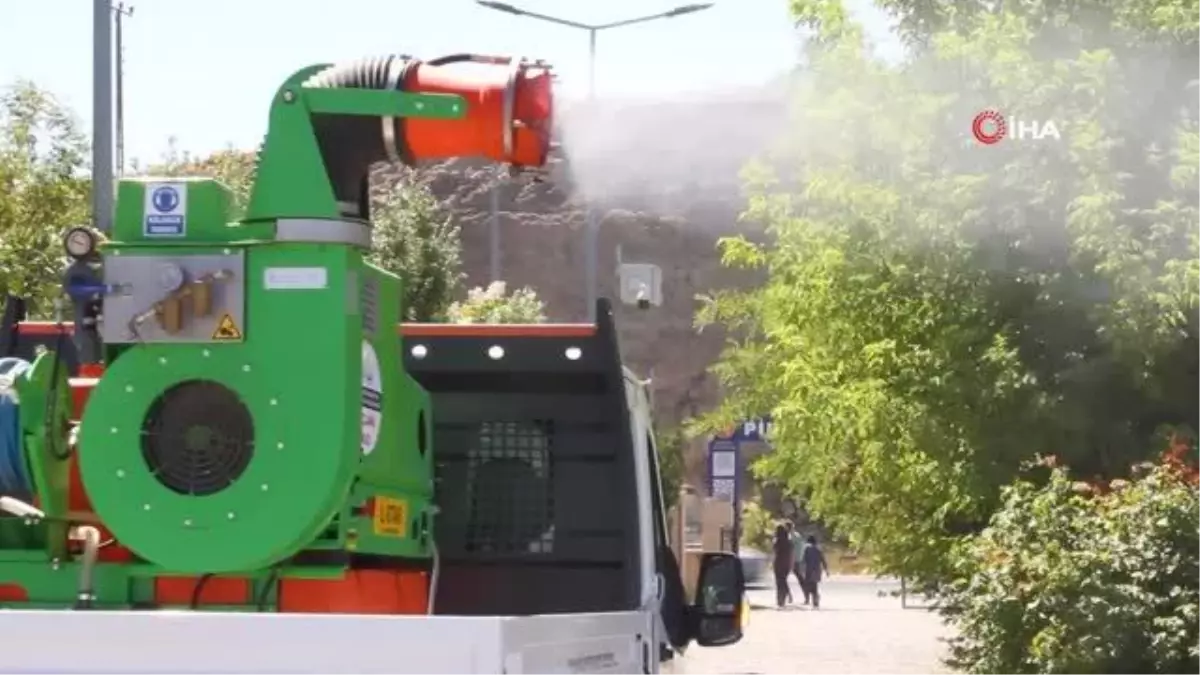 Van\'da bayram öncesi park, bahçe ve mesire alanları ilaçlanıyor