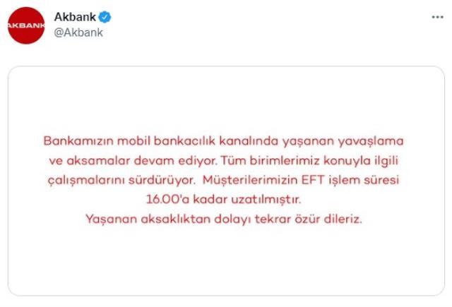 Akbank mobil uygulamasında arıza! İşlem yapamayan müşteriler isyan etti, bankadan açıklama geldi