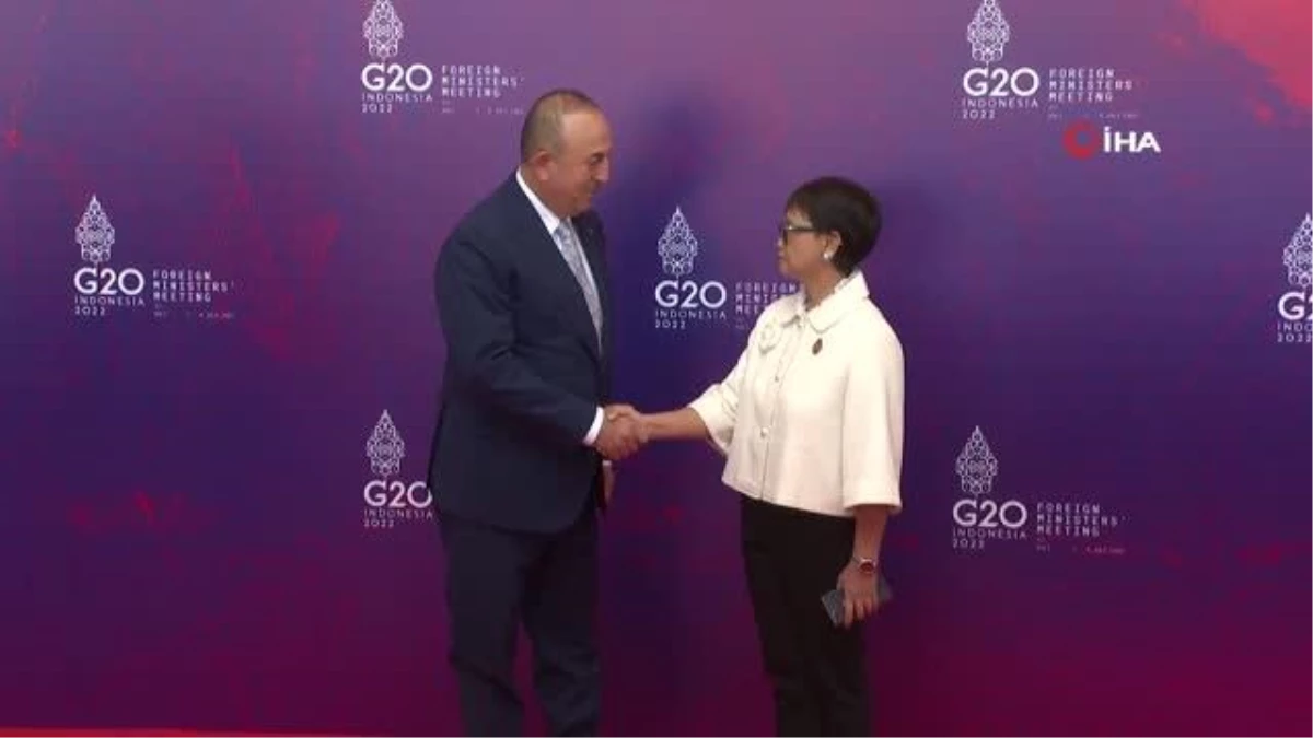 Çavuşoğlu, Endonezya\'da G20 Dışişleri Bakanları Toplantısı\'na katıldı