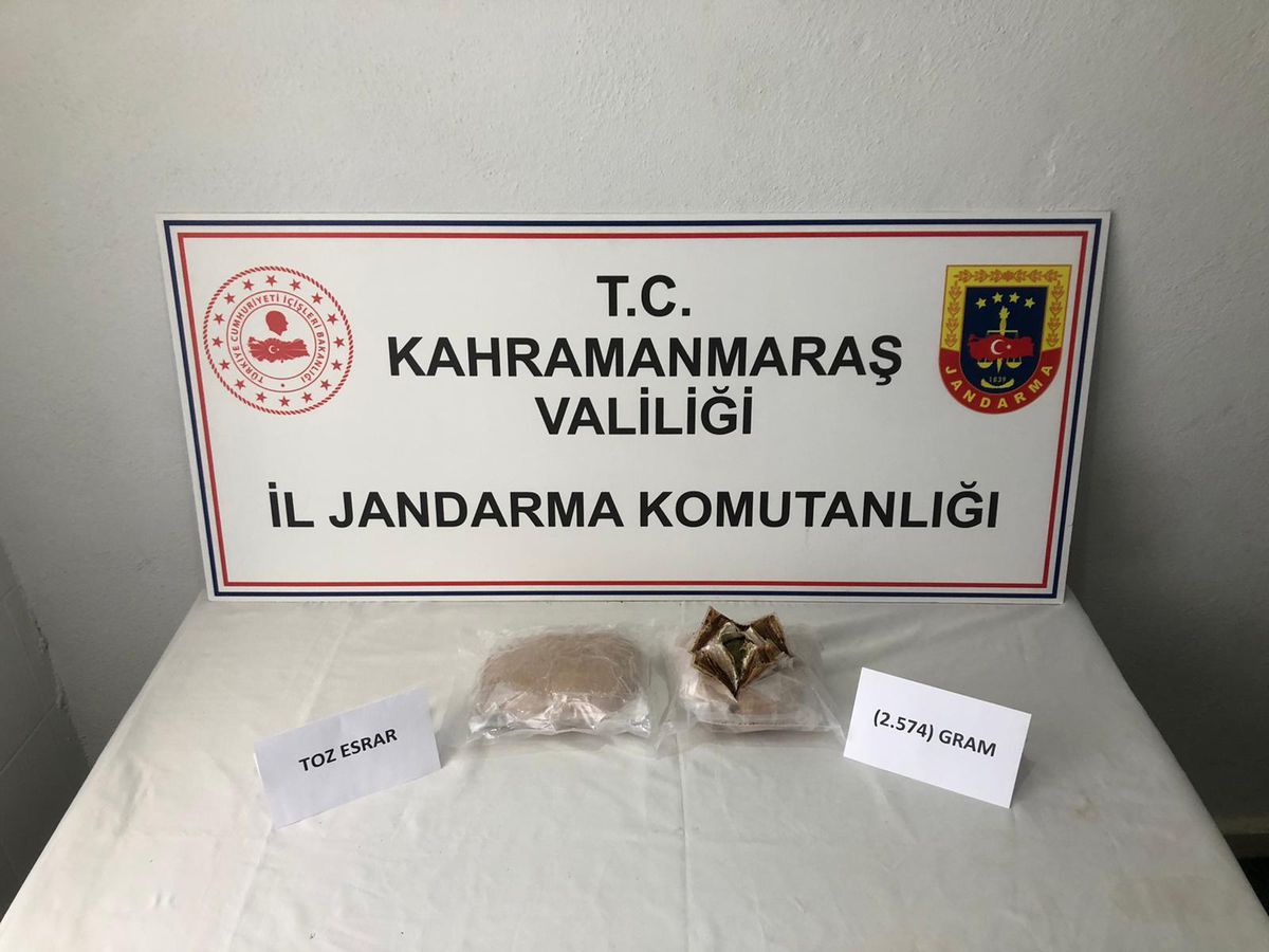 Kahramanmaraş\'ta uyuşturucu operasyonunda 3 şüpheli yakalandı