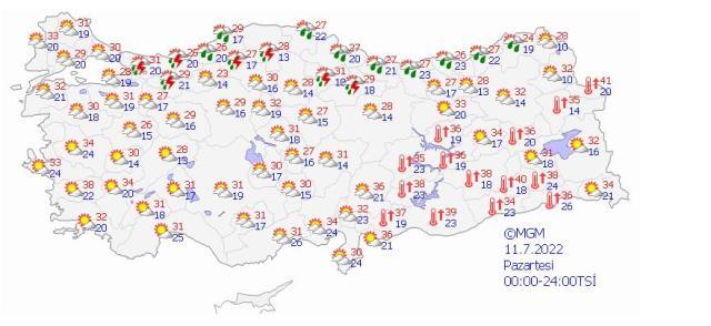 Kurban Bayramı'nda hava nasıl olacak? Meteoroloji'den 10 ile sarı uyarı Kurban Bayramı'nda hava nasıl olacak? Meteoroloji'den 10 ile sarı uyarı