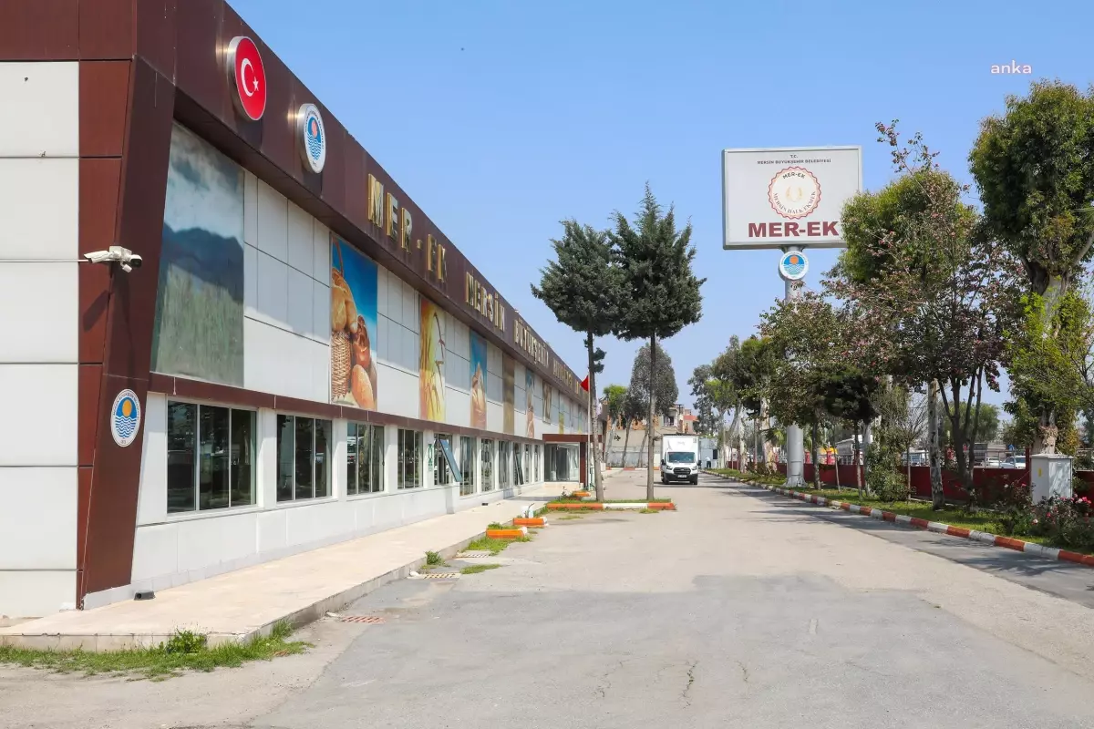 Mersin Büyükşehir Mer-Ek Halk Ekmek Fabrikası Bakıma Giriyor