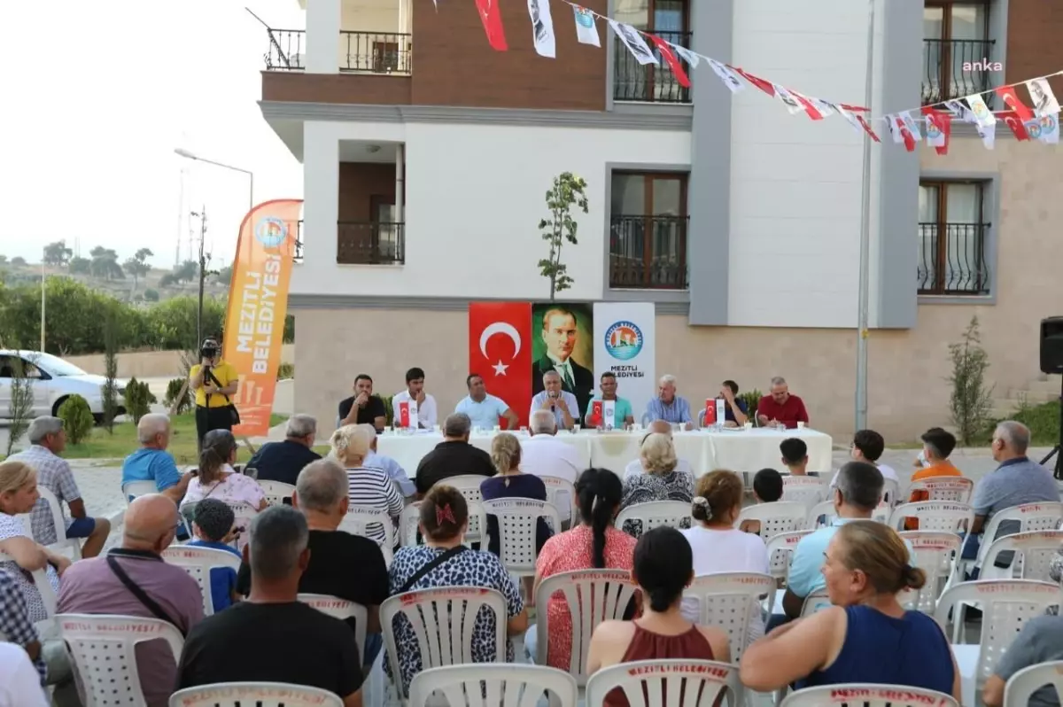 Mezitli Belediye Başkanı Tarhan, TOKİ Sakinleri ile Bir Araya Geldi