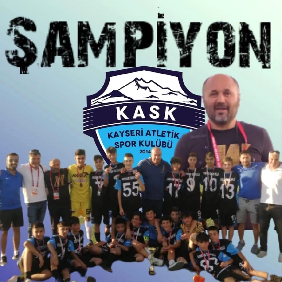 U14 Liginde şampiyon Kayseri Atletikspor