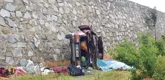 Edirne'de şarampole devrilen otomobildeki 2 kişi öldü, 2 kişi ağır yaralandı