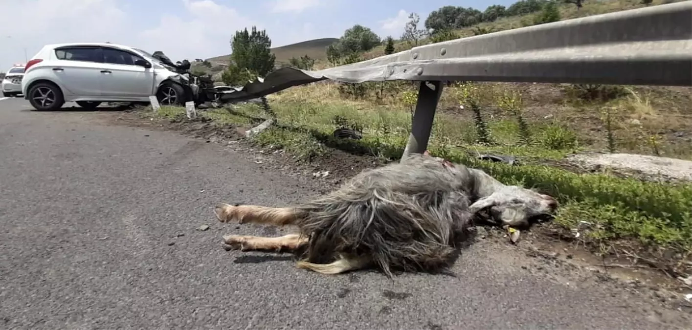 Son dakika... Kaçan kurbanlık trafik kazasına neden oldu: 1\' i ağır 5 yaralı