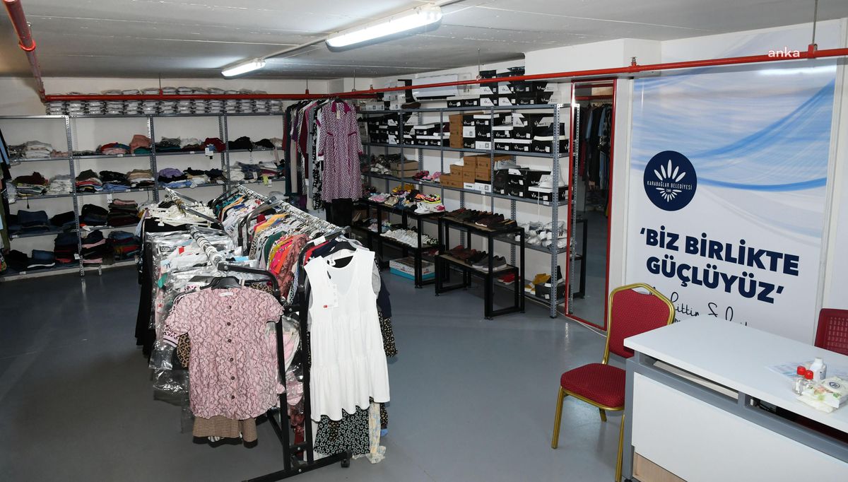 Karabağlar\'da Sosyal Butik ile Örnek Dayanışma